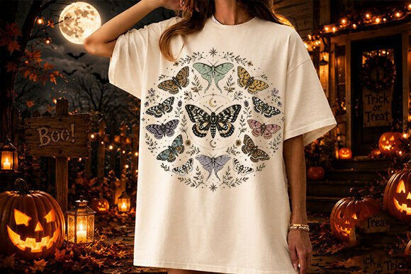 Dark Moths Graphic Tee