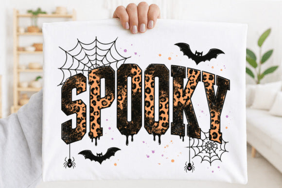 Leopard Spooky Graphic Tee