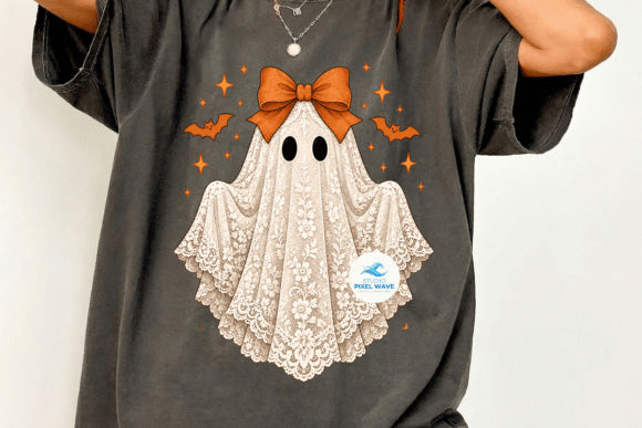 Lace Ghost Graphic Tee