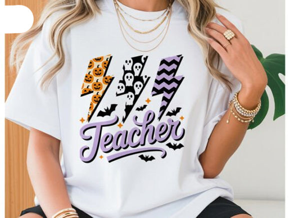 Teacher Lightning Graphic Tee