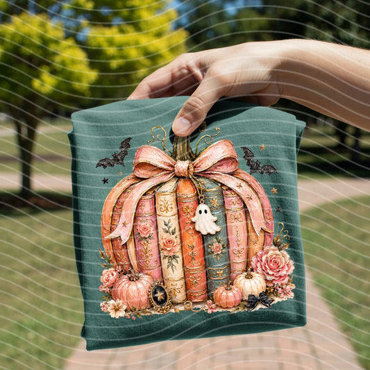 Book Pumpkin Graphic Tee