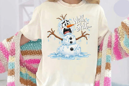 Melting Snowman Graphic Tee