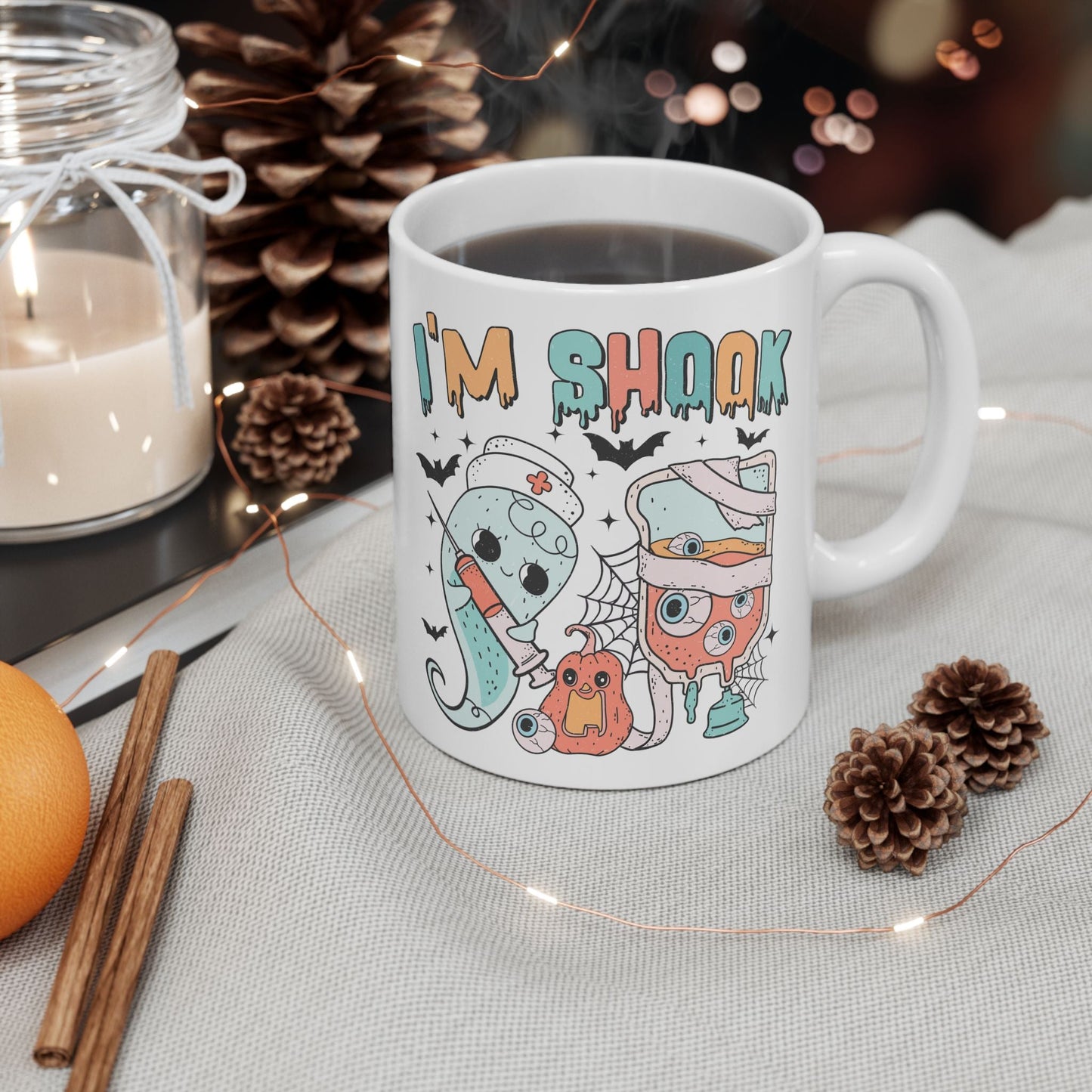 I’m Shook Ceramic Mug, (11oz, 15oz)