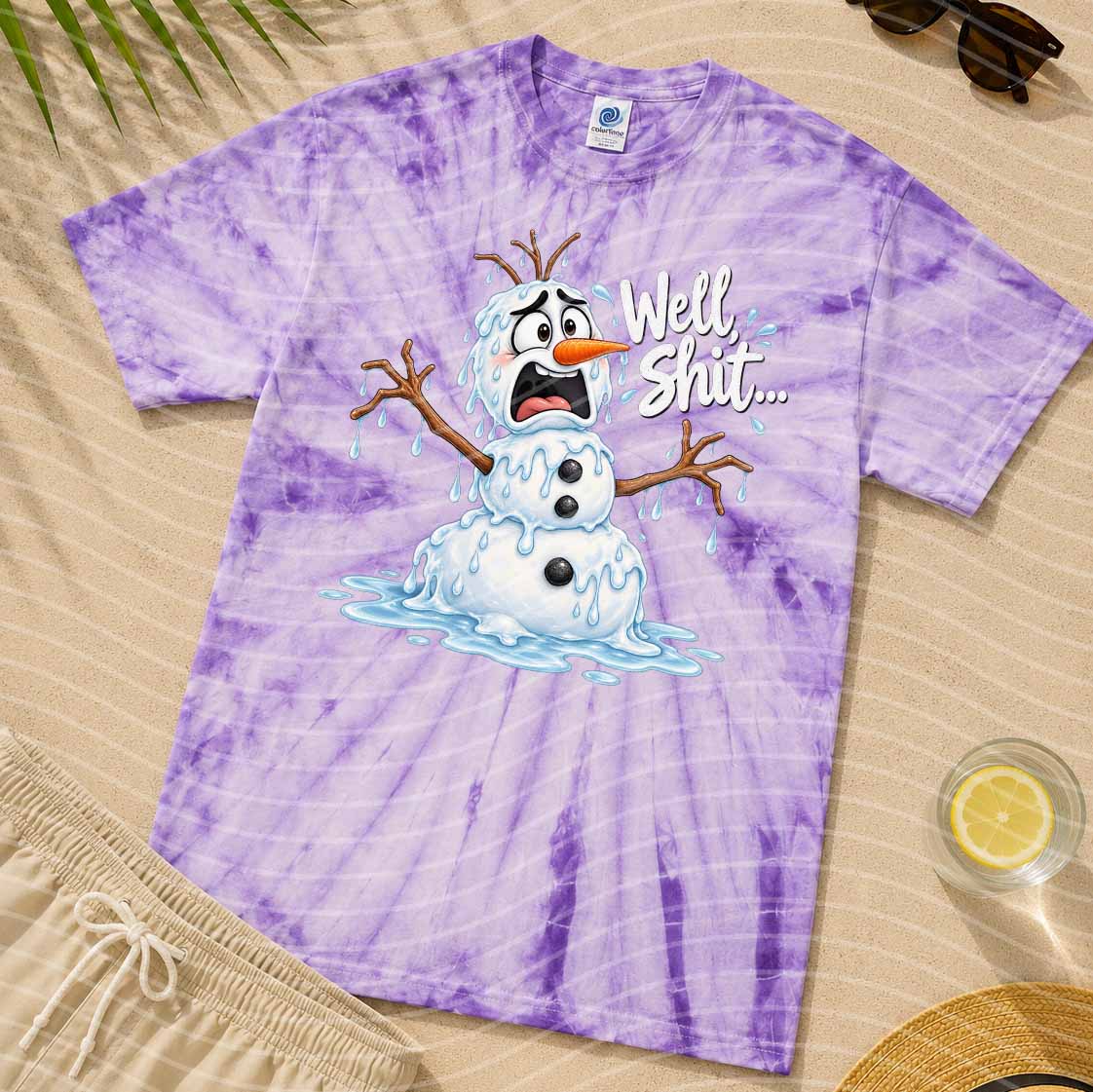 Melting Snowman Graphic Tee