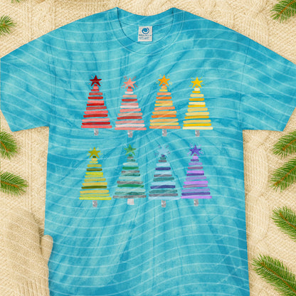 Stacked Christmas Trees Graphic Tee