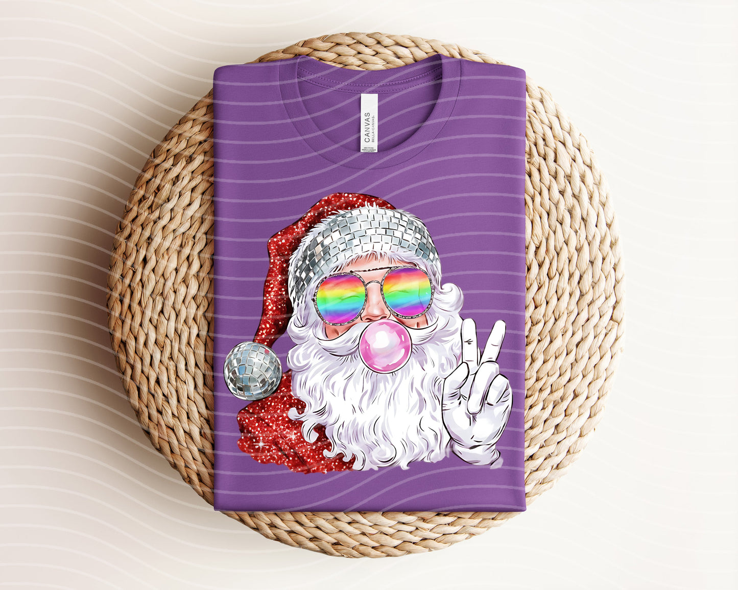 Boujee Bubblegum Santa Graphic Tee
