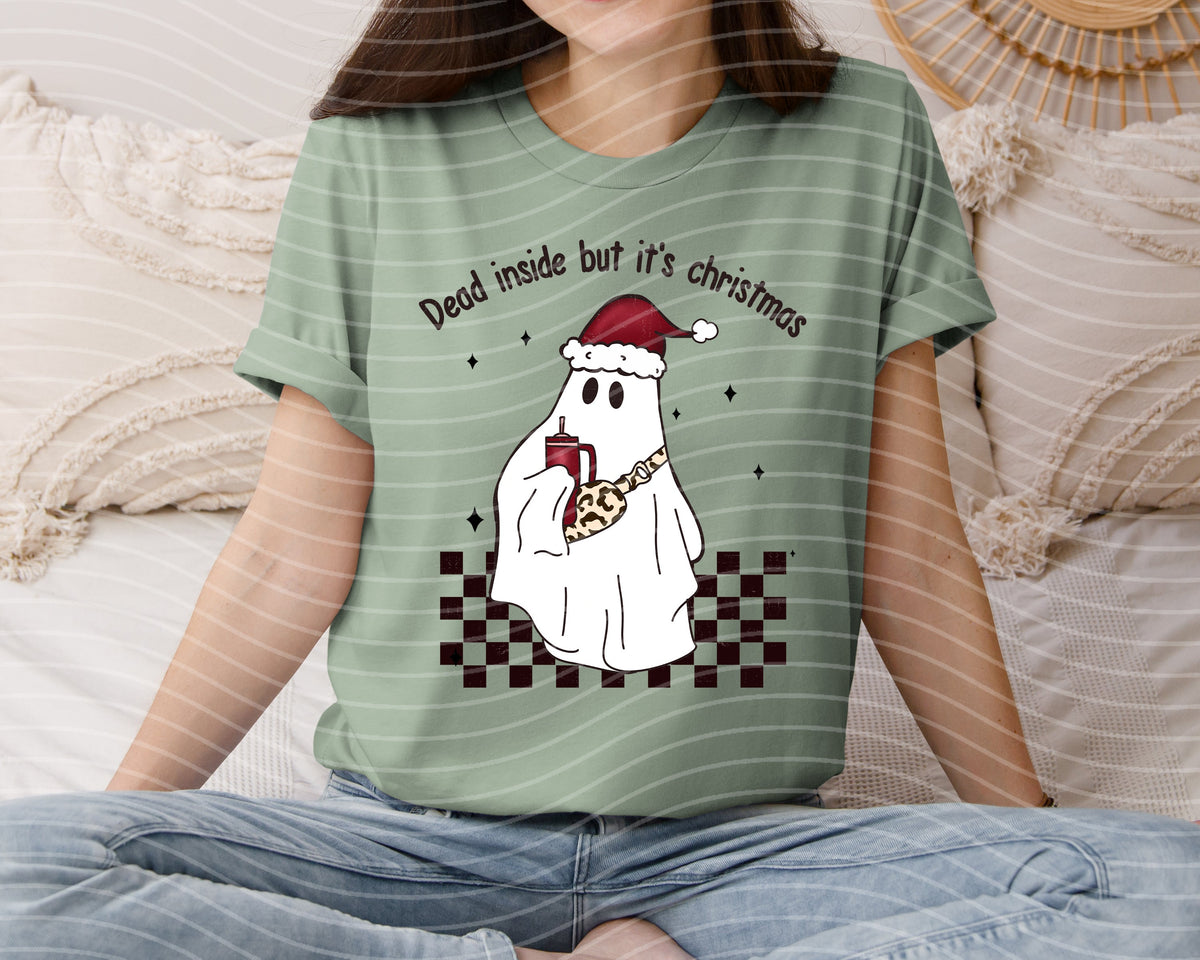 Dead Inside But It's Christmas Graphic Tee