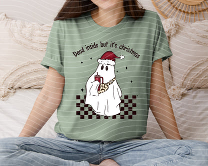 Dead Inside But It's Christmas Graphic Tee