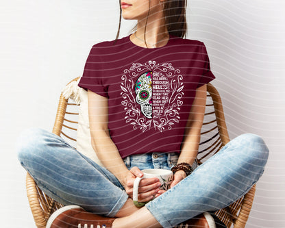 She Has Been Through Hell Graphic Tee