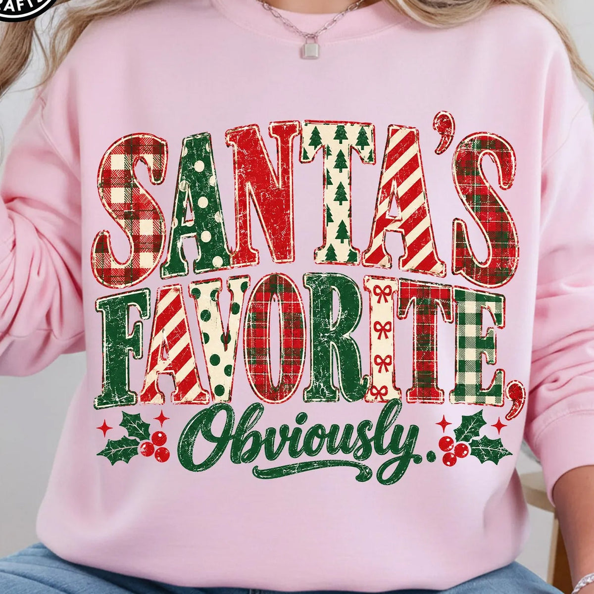 Santa's Favorite Obviously Graphic Tee