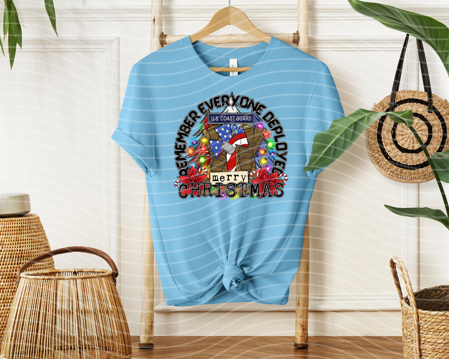 Remember Everyone Deployed Coast Guard Graphic Tee