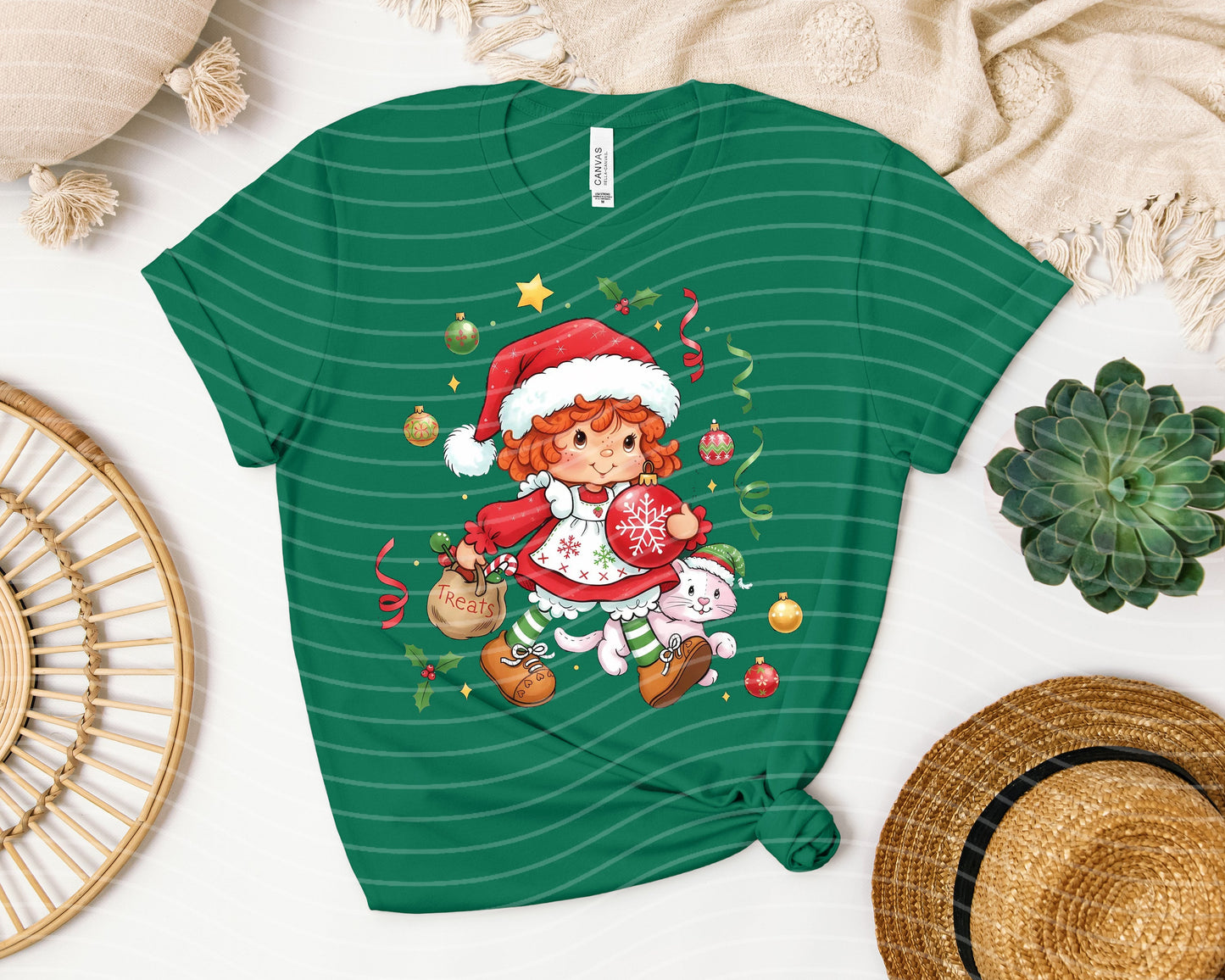 Christmas Strawberry Graphic Tee