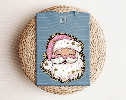 Leopard Santa Graphic Tee
