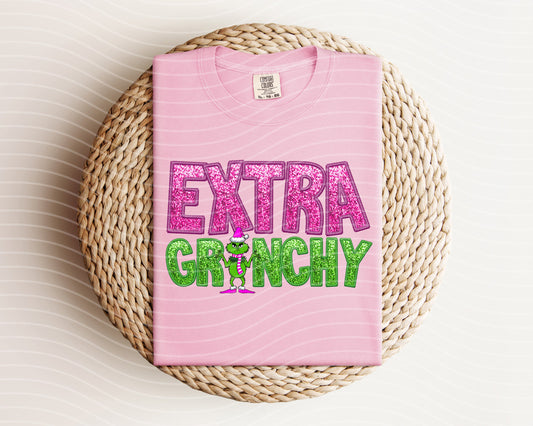 Faux Glitter Extra Gr*nchy Graphic Tee
