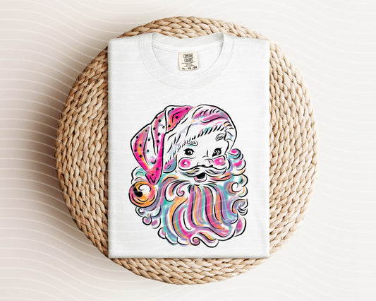 Rainbow Santa Graphic Tee