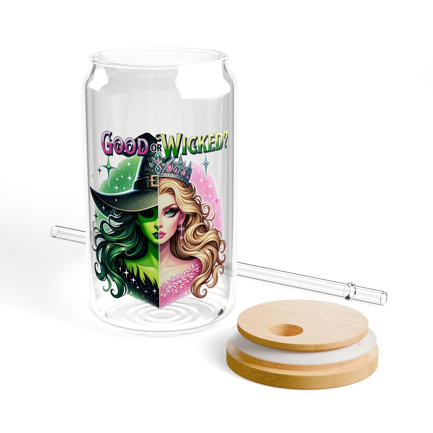 Good Or Wicked Sipper Glass, 16oz