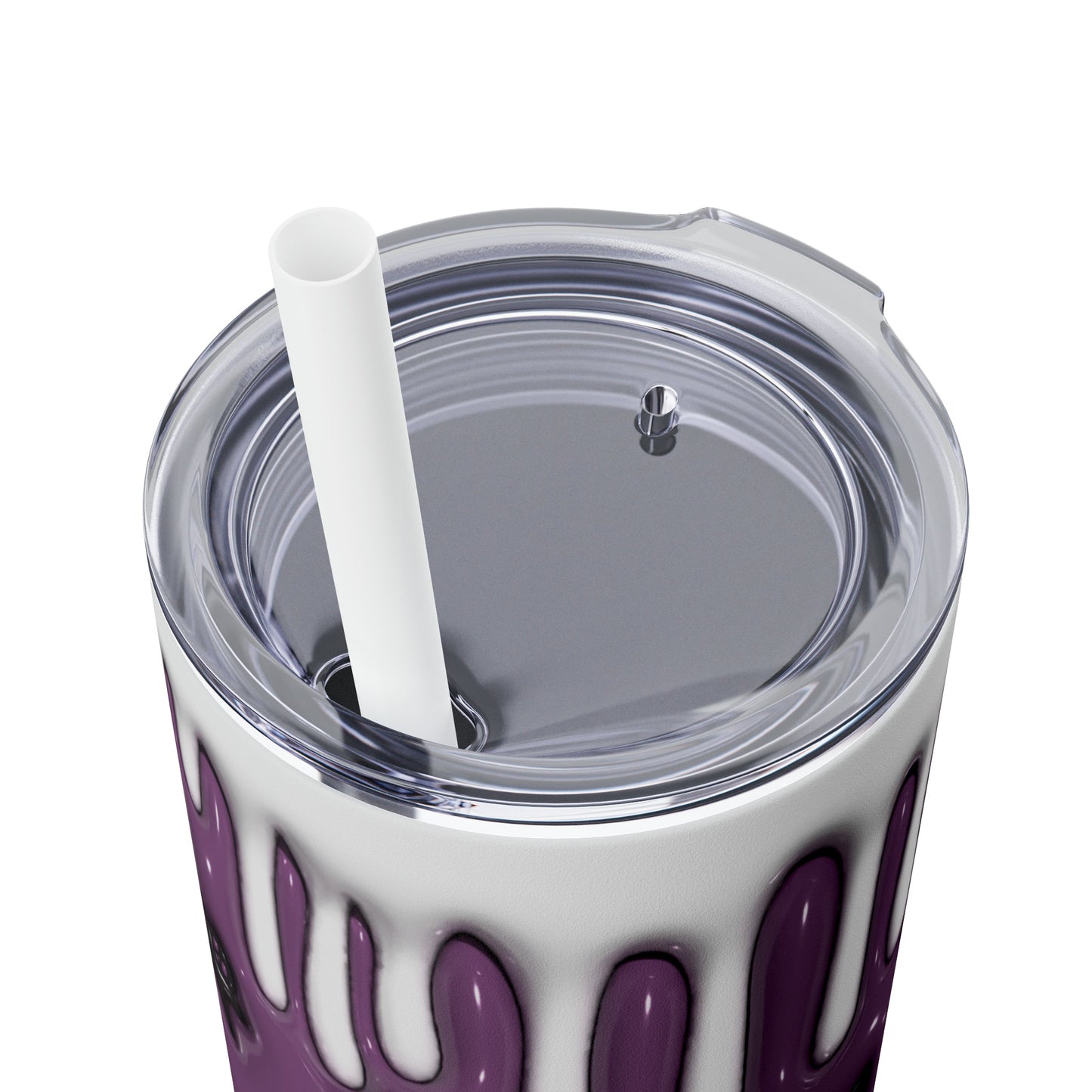 Inflated Spooky Skinny Tumbler with Straw, 20oz