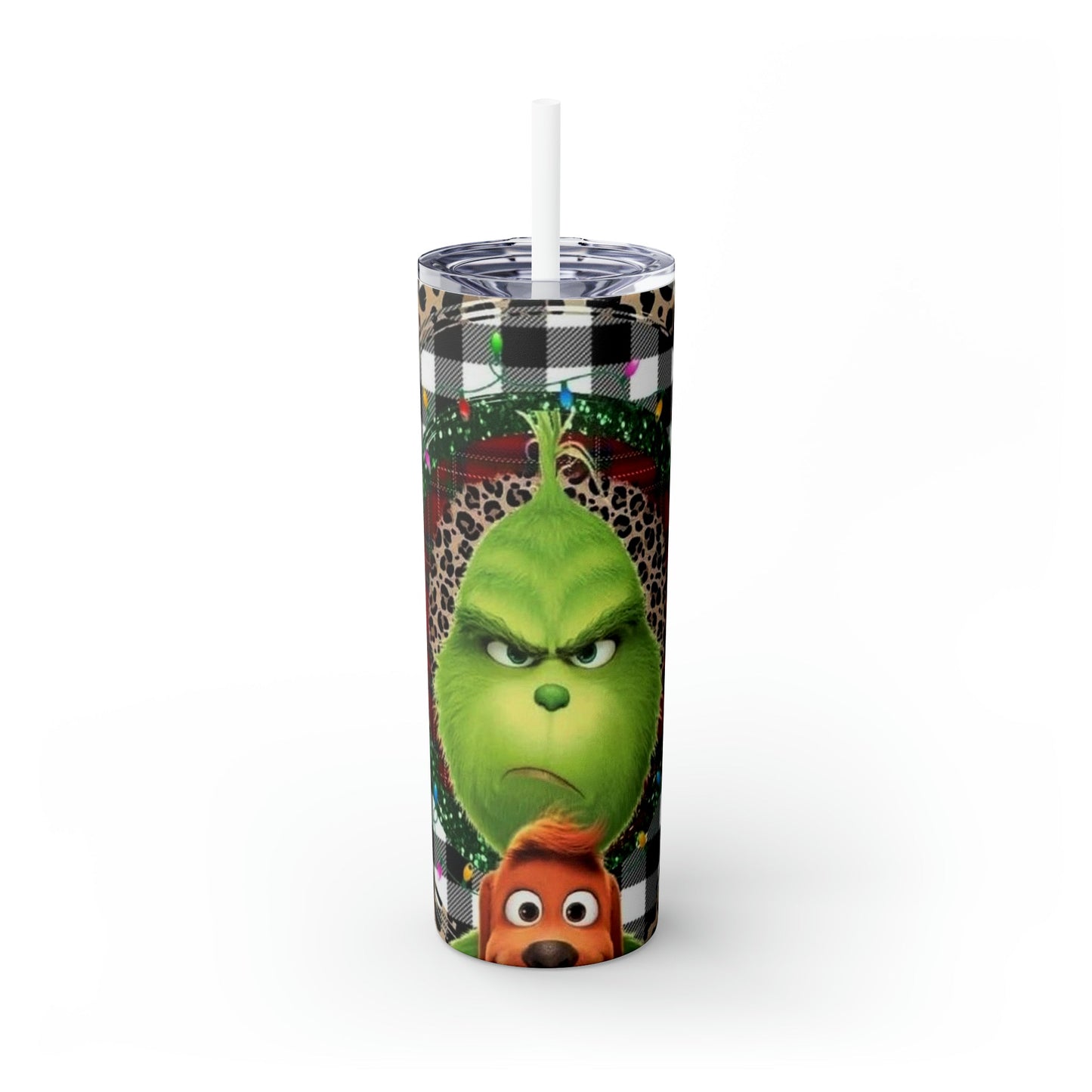 Peekaboo Max Skinny Tumbler with Straw, 20oz