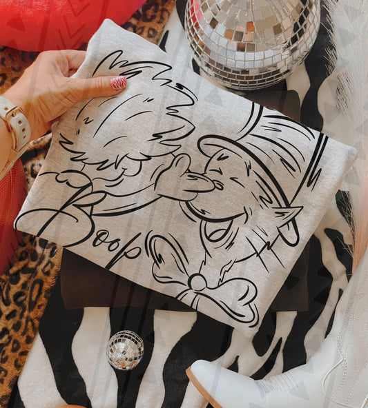 Boop Cat in the Hat Graphic Tee