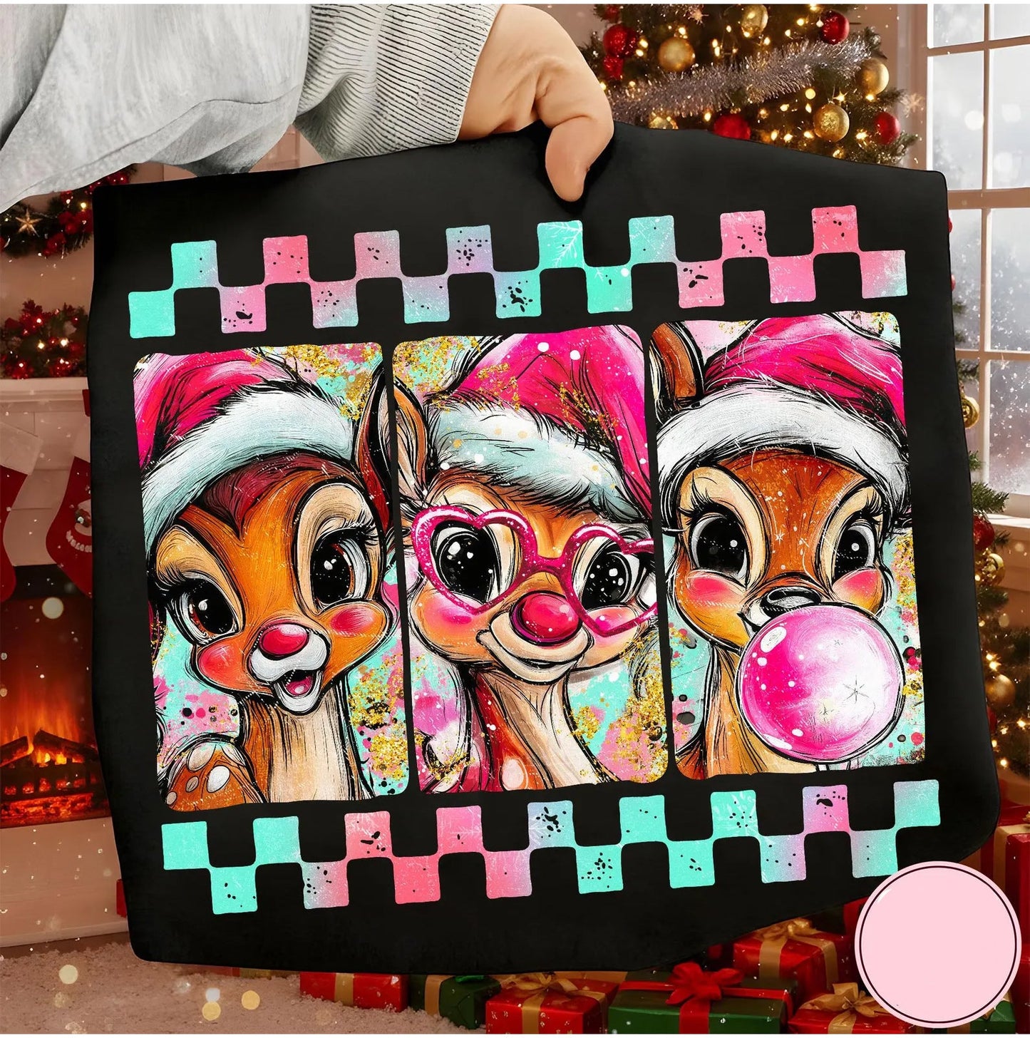 Bubble Rudolph Graphic Tee