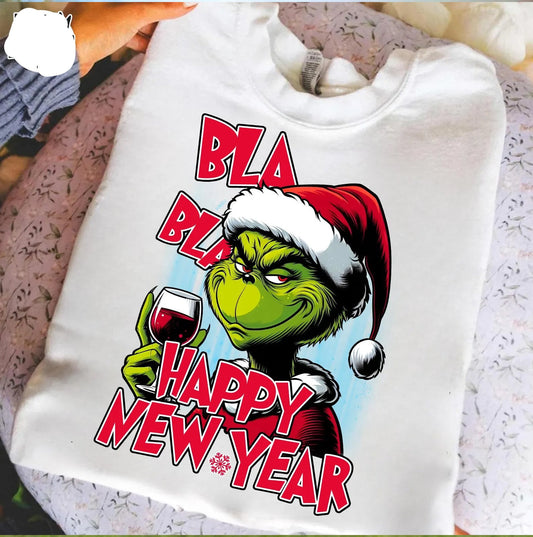 Bla Bla Happy New Year Graphic Tee