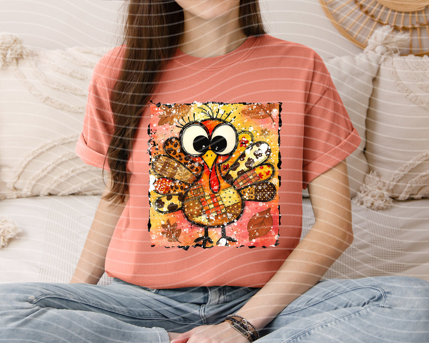 Painted Turkey Graphic Tee