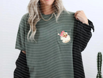 Leopard Santa Graphic Tee