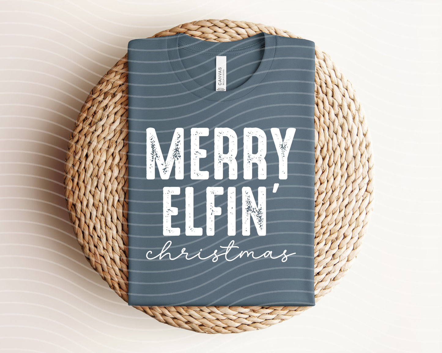 Merry Elfin Christmas Graphic Tee