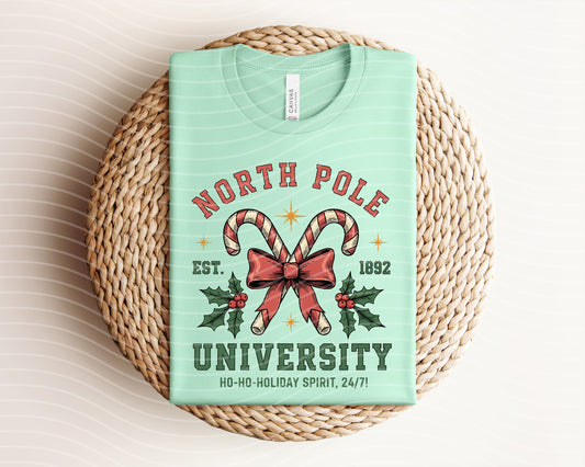 North Pole University Graphic Tee