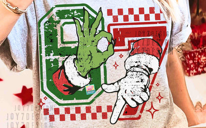 6 7 Santa Graphic Tee