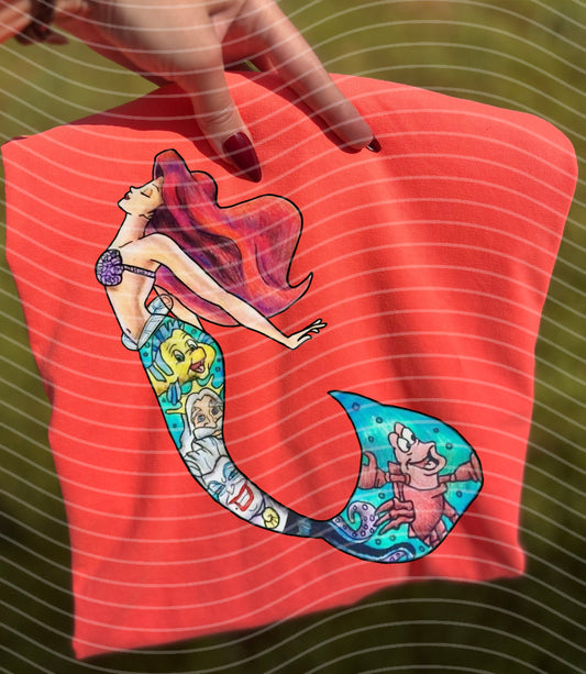 Ariel Collage Graphic Tee