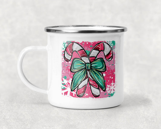 Painted Candy Canes Mug
