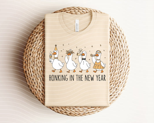 Honking in the New Year Graphic Tee