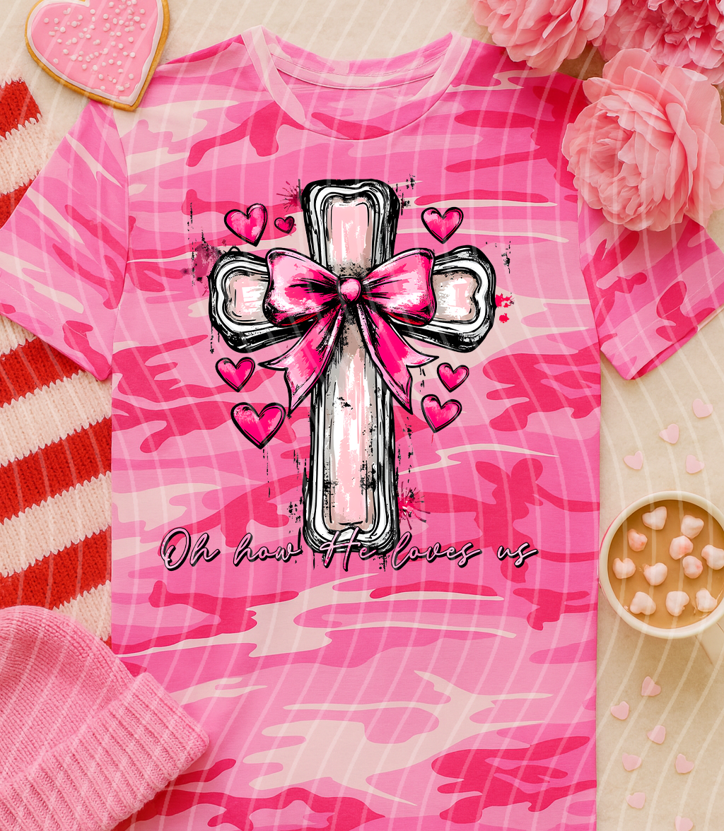 Oh How He Loves Us Graphic Tee