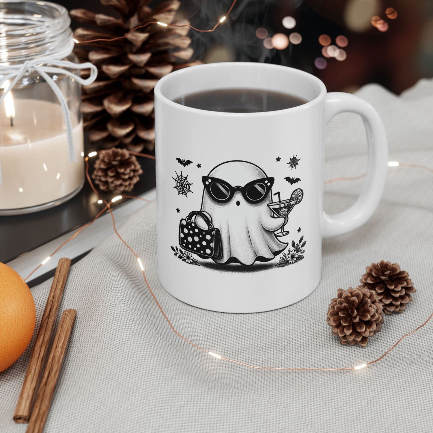 Spooky Little Mama Ceramic Mug, (11oz, 15oz)