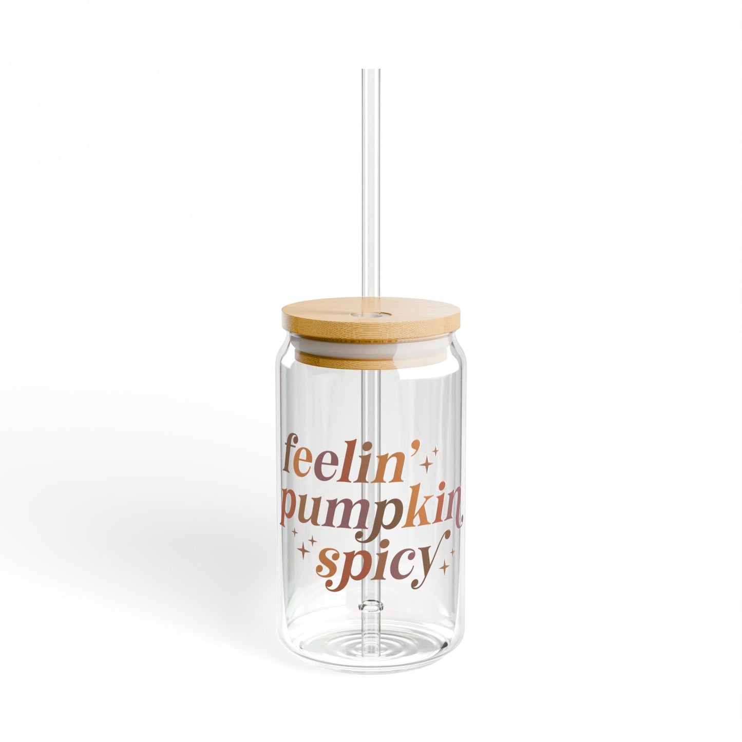 Feelin Pumpkin Spicy Sipper Glass, 16oz