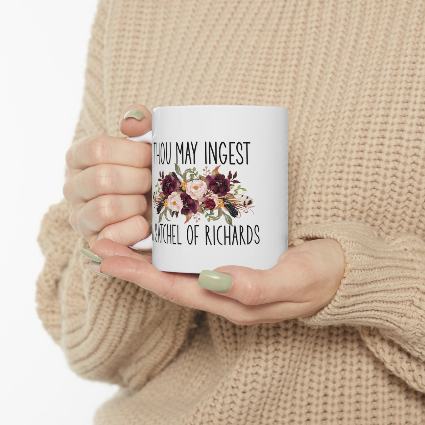 Thou My Ingest Ceramic Mug 11oz