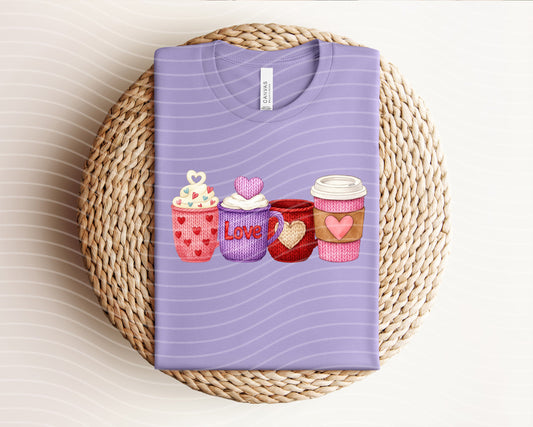 Love Coffee Yarn Graphic Tee