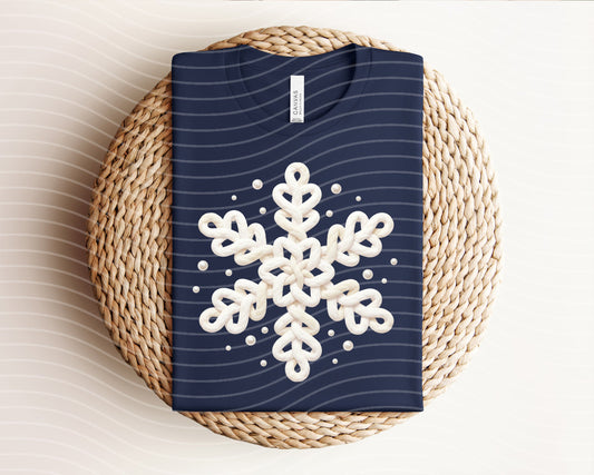 Yarn Snowflake Graphic Tee