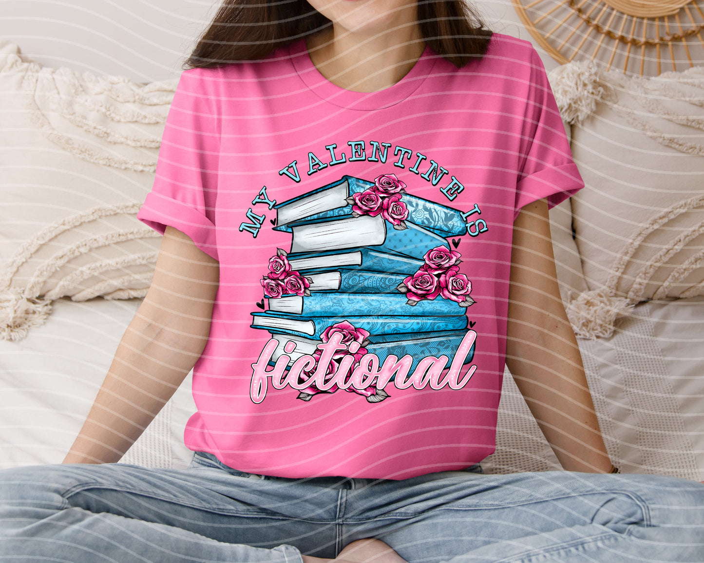 My Valentine is Fictional Graphic Tee