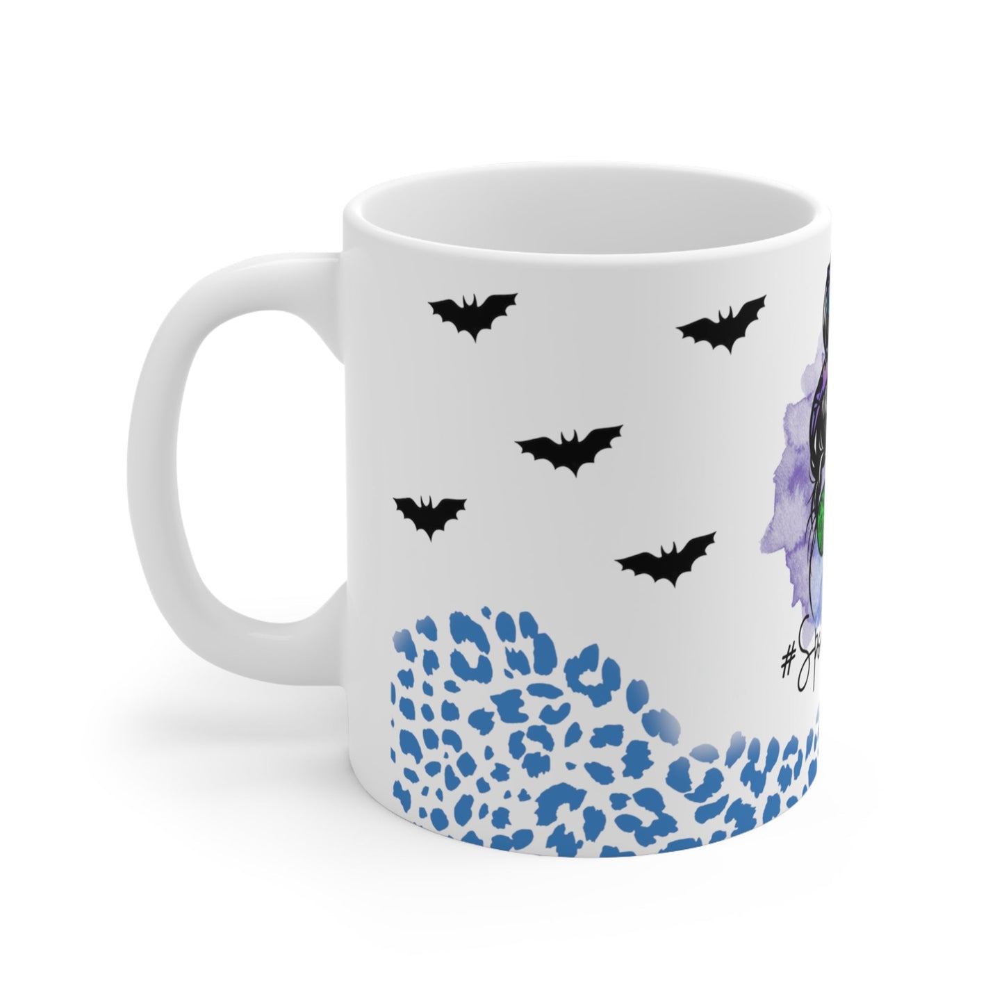 Spooky Mama Bats Ceramic Mug 11oz