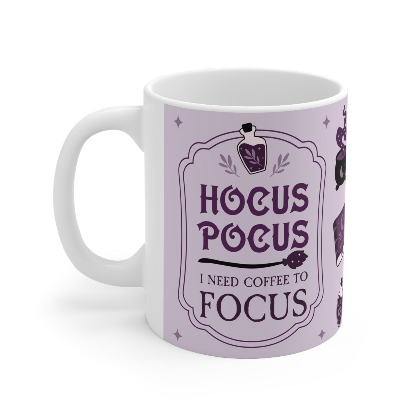 Need Coffee To Focus Ceramic Mug 11oz