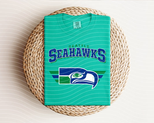 Vintage Team Seahawks Graphic Tee