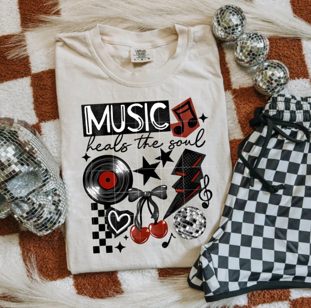Music Heals the Soul Graphic Tee