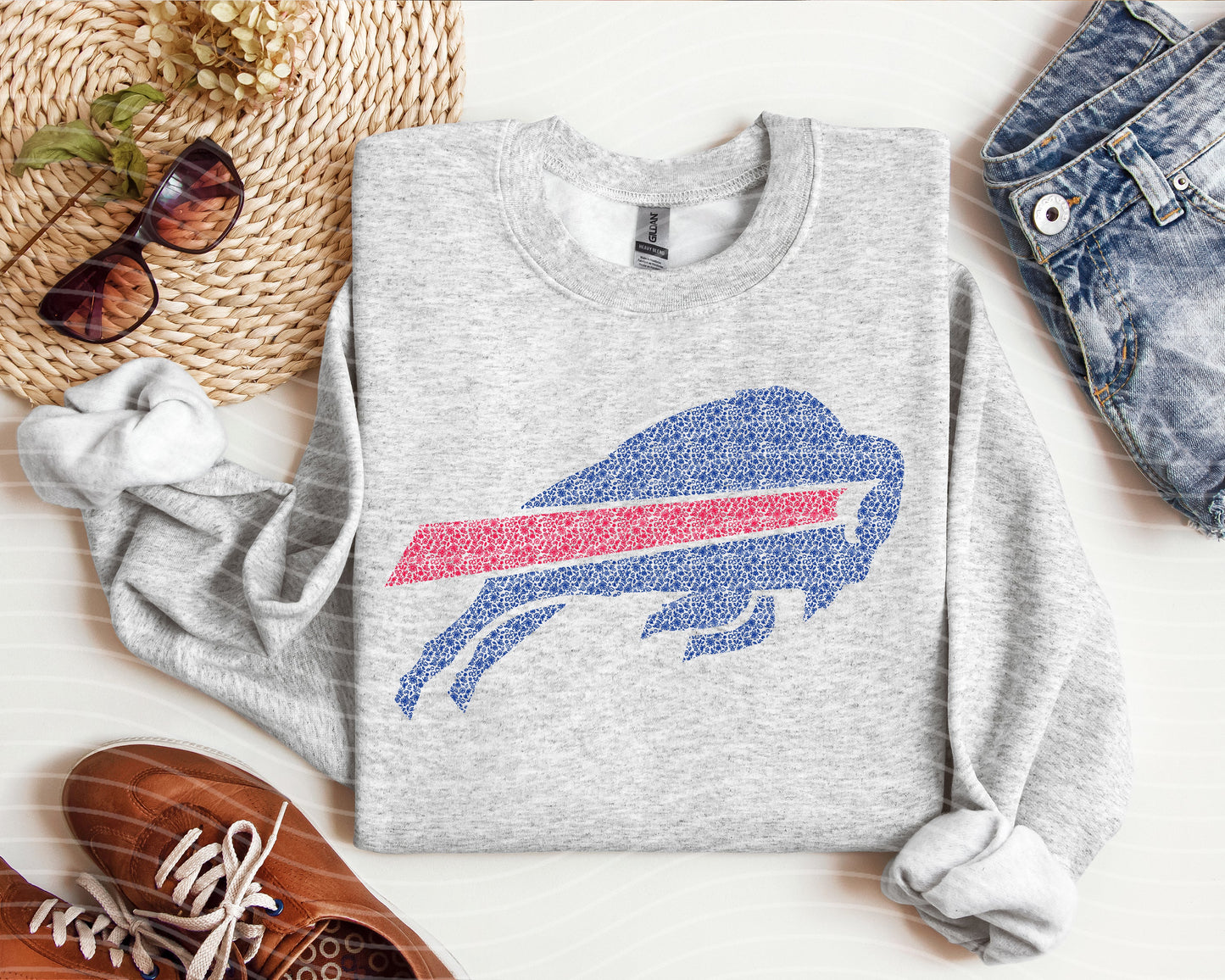 Floral Bills Graphic Tee