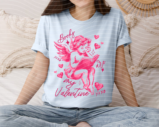 Books are My Valentine Graphic Tee