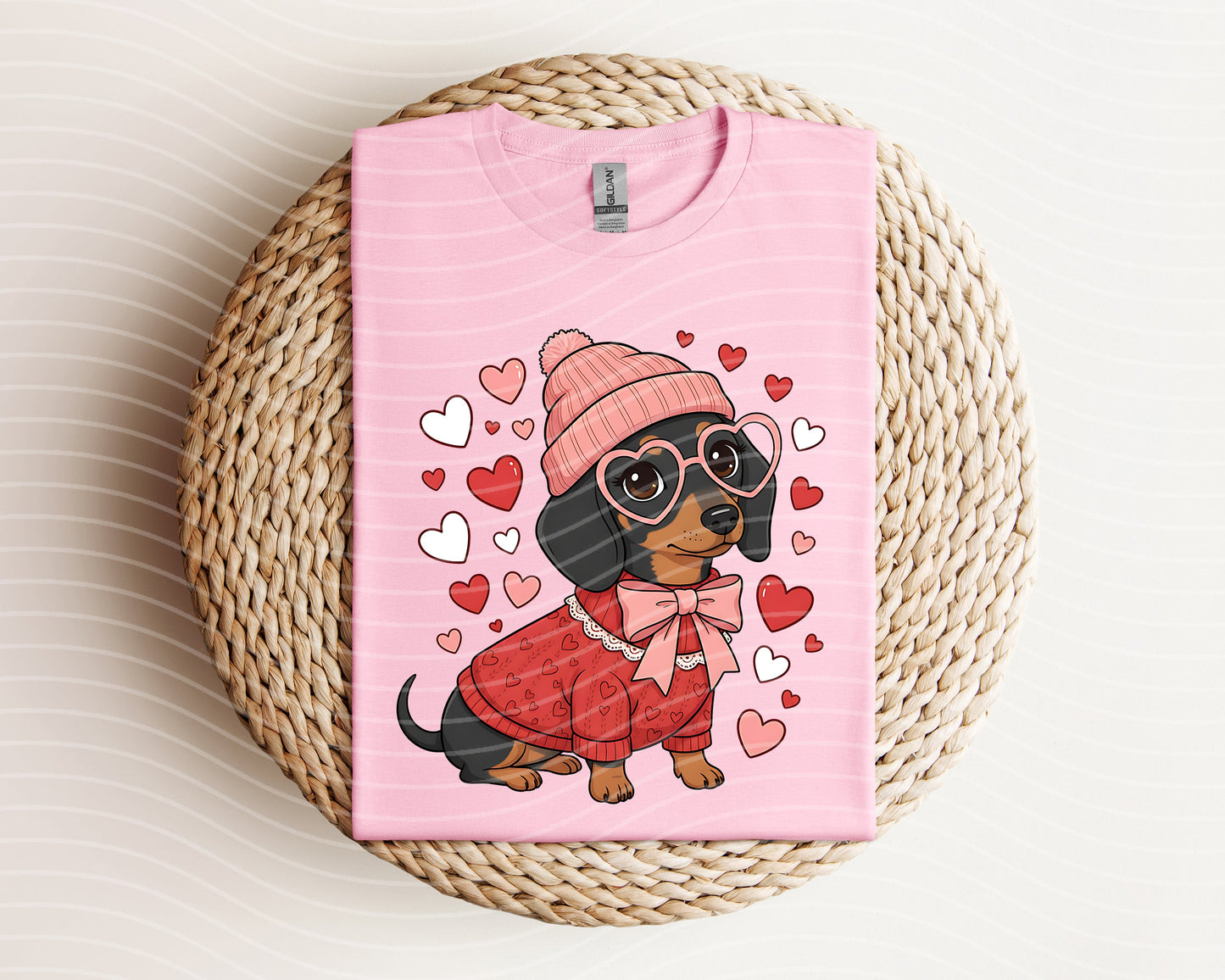 Valentine Doggie Graphic Tee