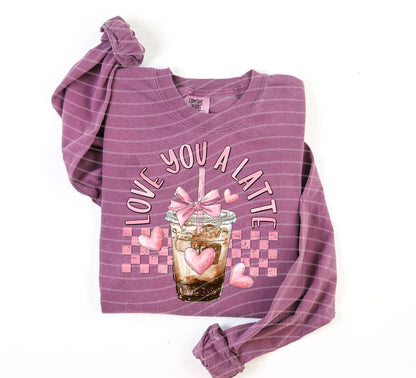 Love You a Latte Graphic Tee