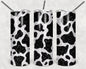 Glitter Cow 20 oz Skinny Tumbler