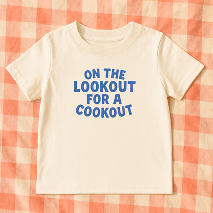 On The Lookout For A Cookout T-shirt For kids